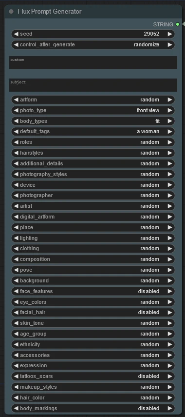Flux-Prompt-Generator 界面截图