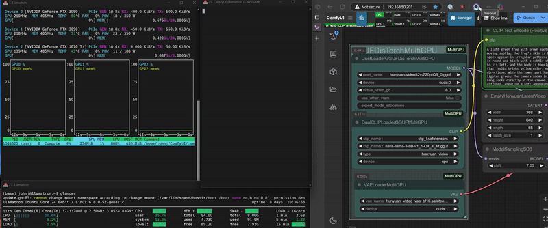 ComfyUI-MultiGPU 界面截图