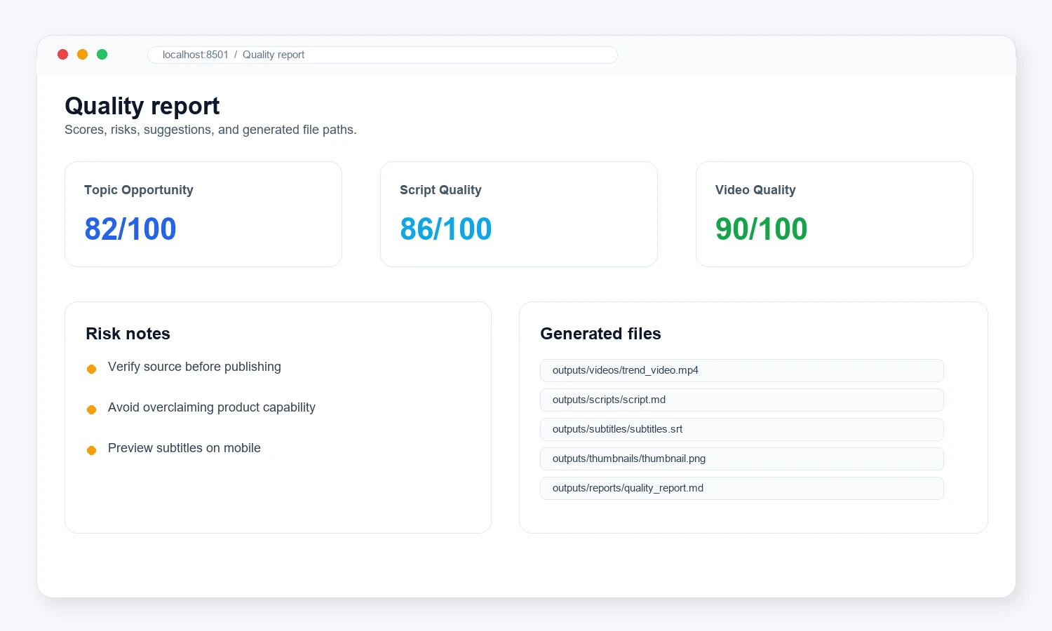 Trend2Video-Pro 界面截图