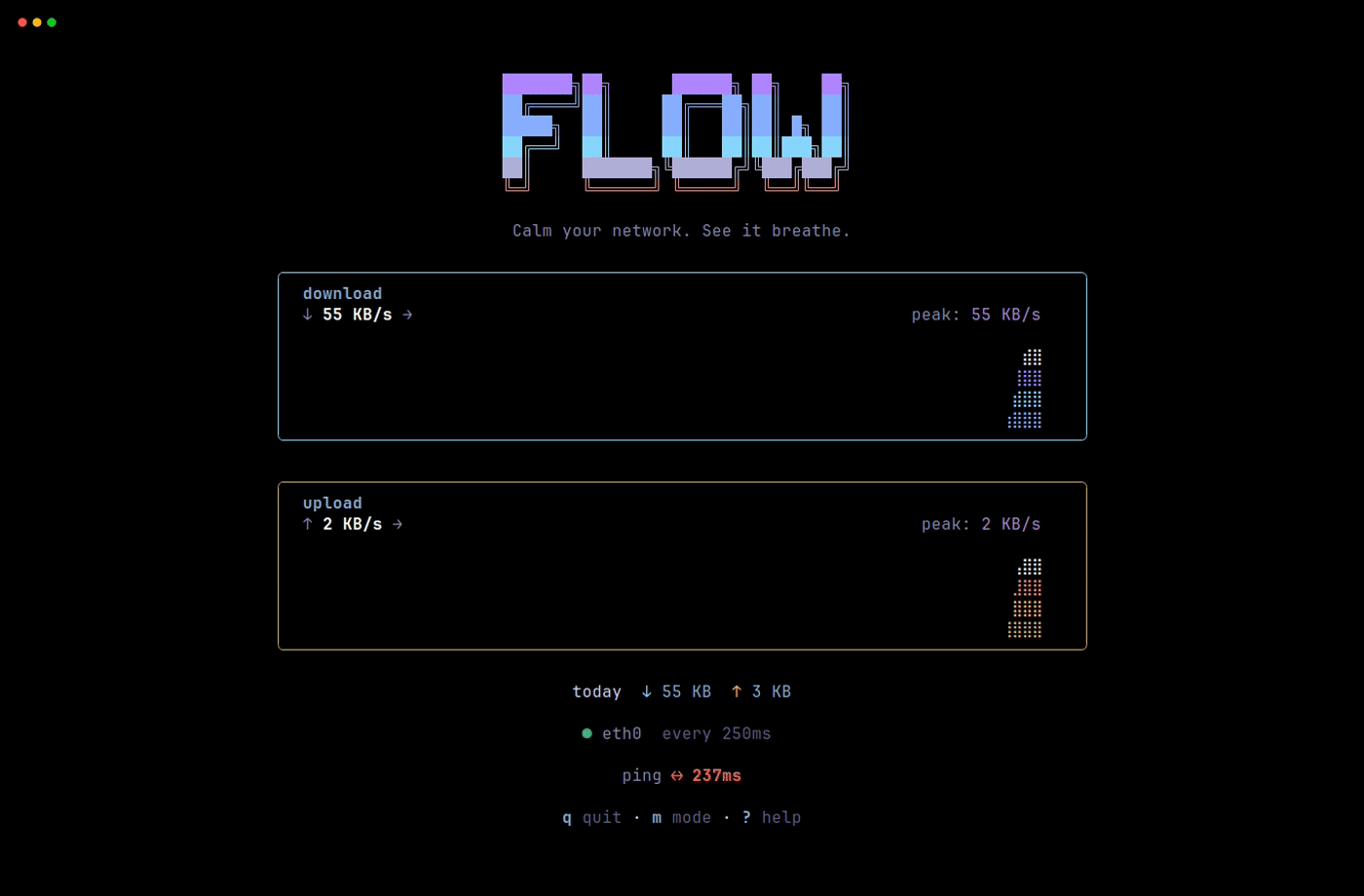 flow 主界面