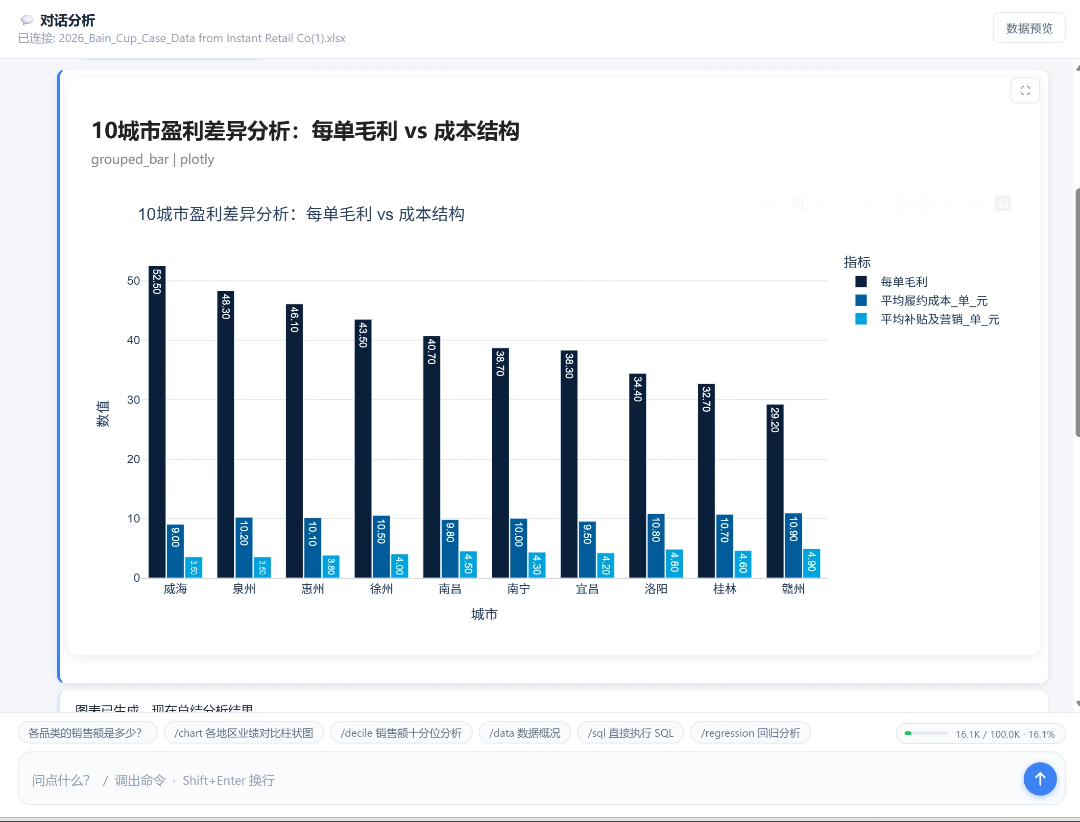 Data-Analysis-Agent 界面截图