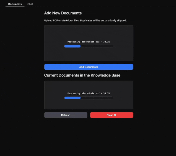 agentic-rag-for-dummies 界面截图