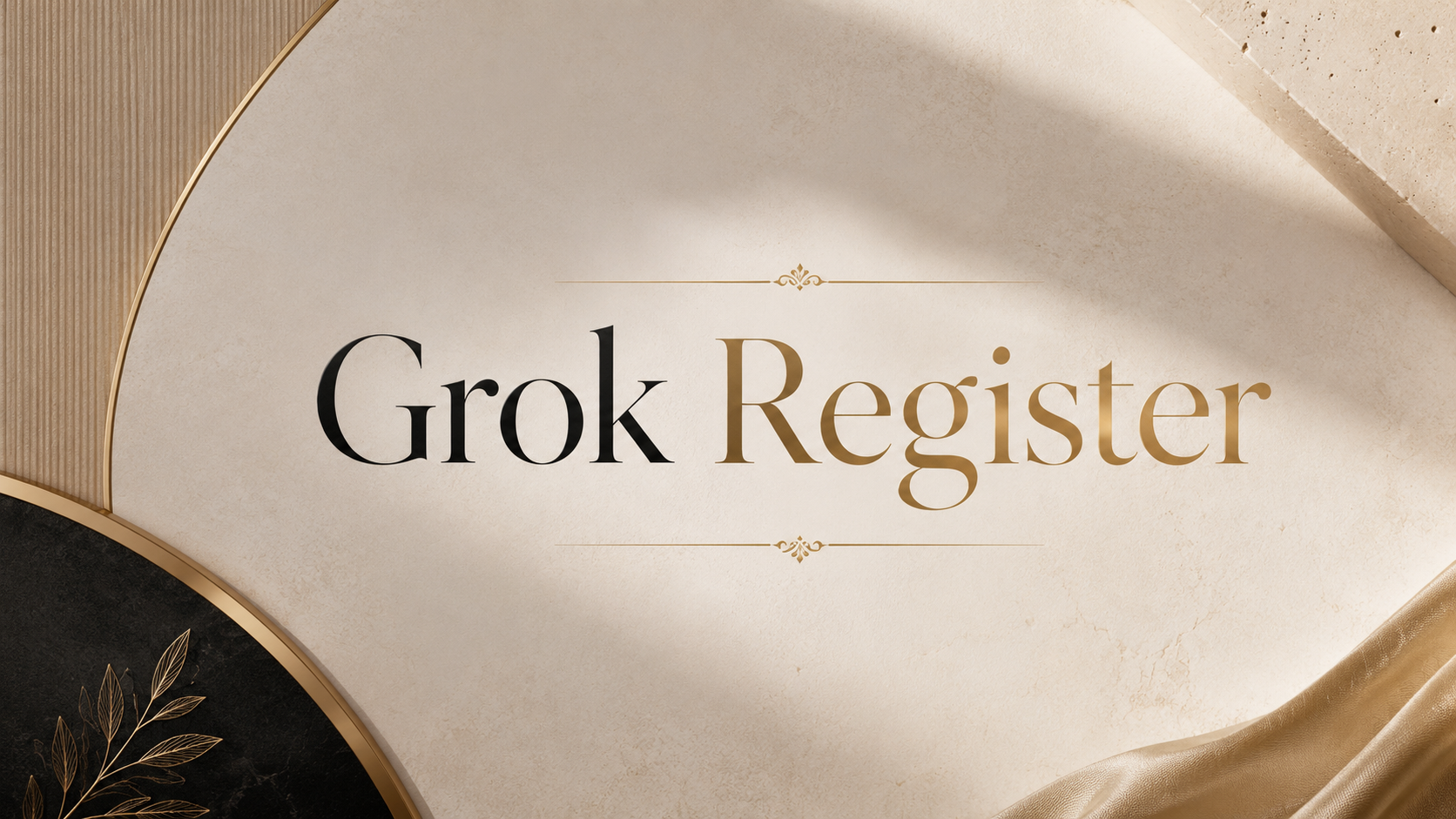 grok-register 主界面