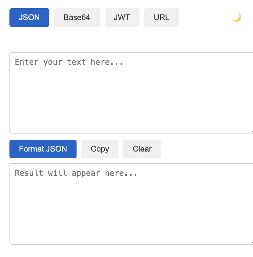 dev-toolkit-google-extension 主界面