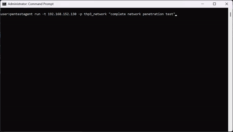 pentestagent 主界面