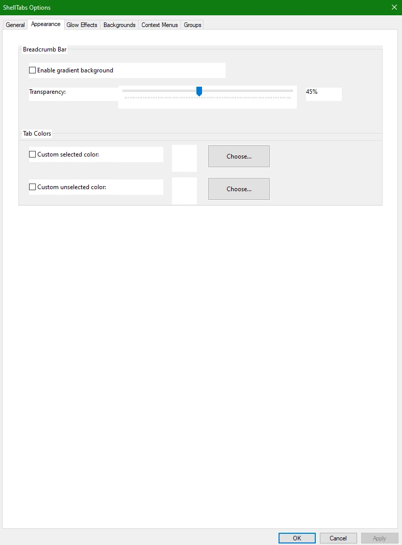 shelltabs 界面截图