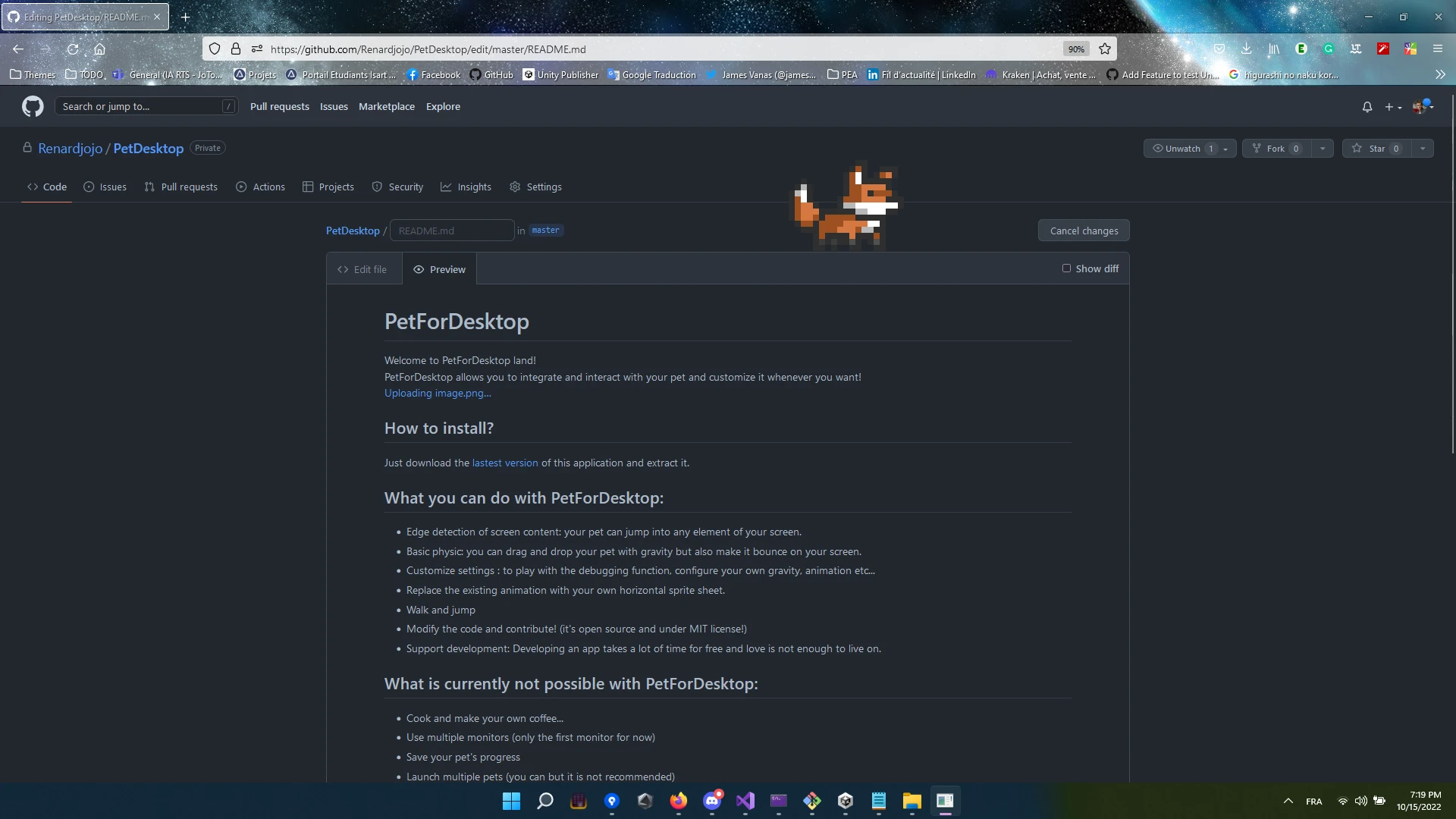 PetForDesktop 主界面