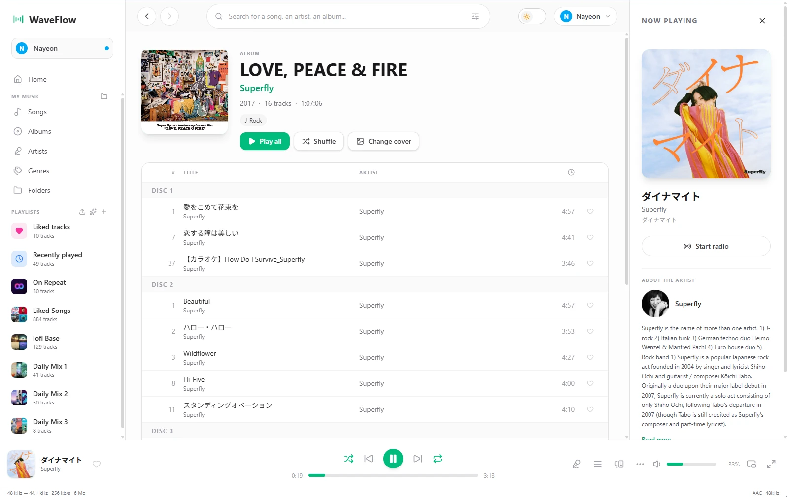 WaveFlow 界面截图