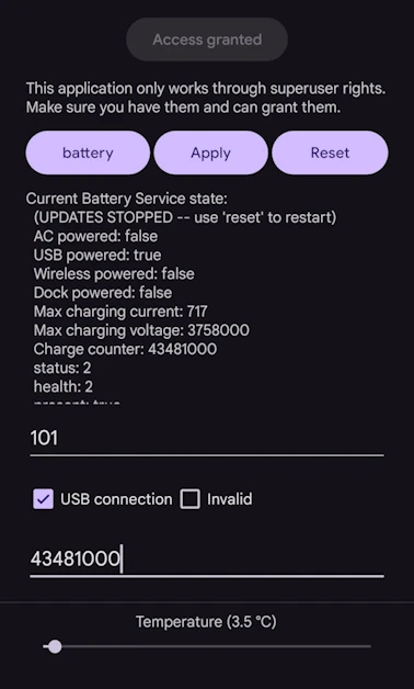 dumpsys-battery-manager 主界面
