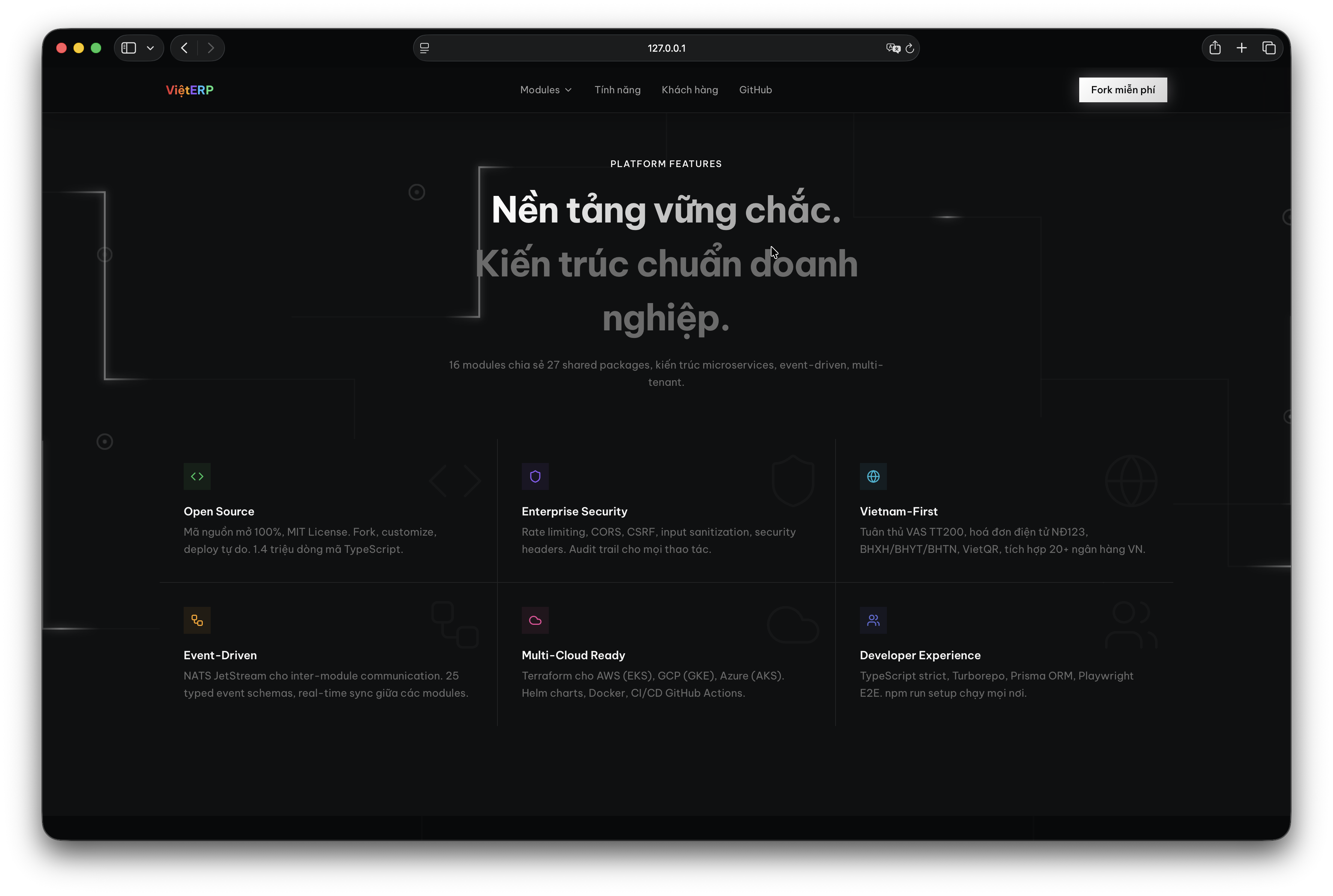 Viet-ERP 界面截图