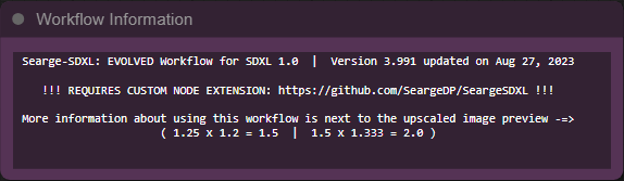 SeargeSDXL 界面截图