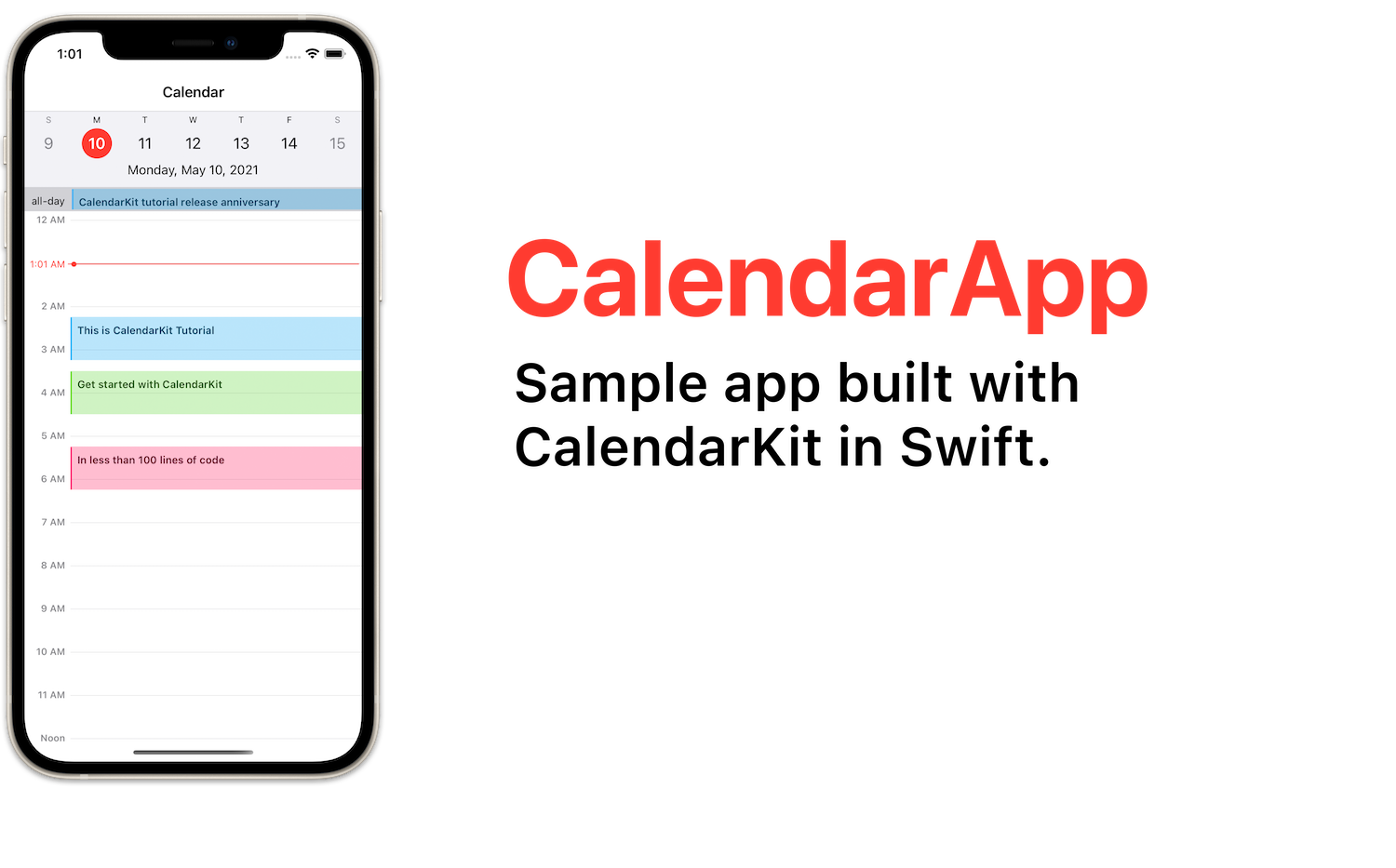 CalendarApp 主界面