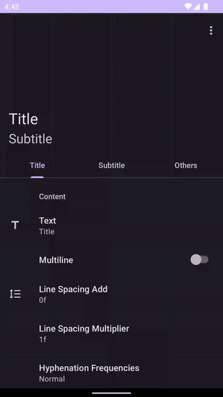 collapsingtoolbarlayout-subtitle 界面截图