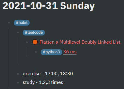logseq-habit-tracker 主界面