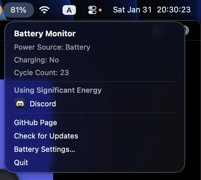 ChargeMonitor 界面截图