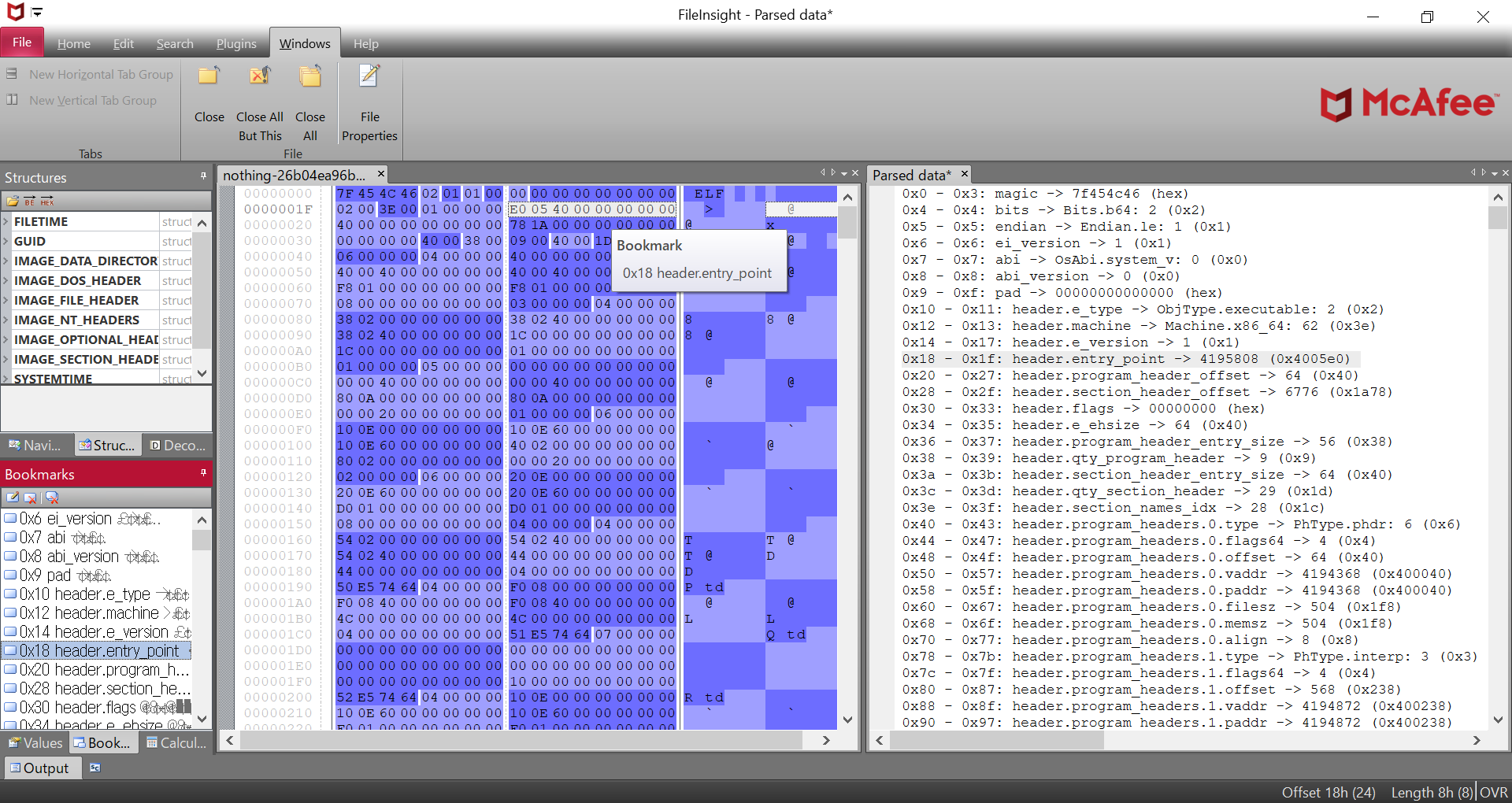 FileInsight-plugins 界面截图
