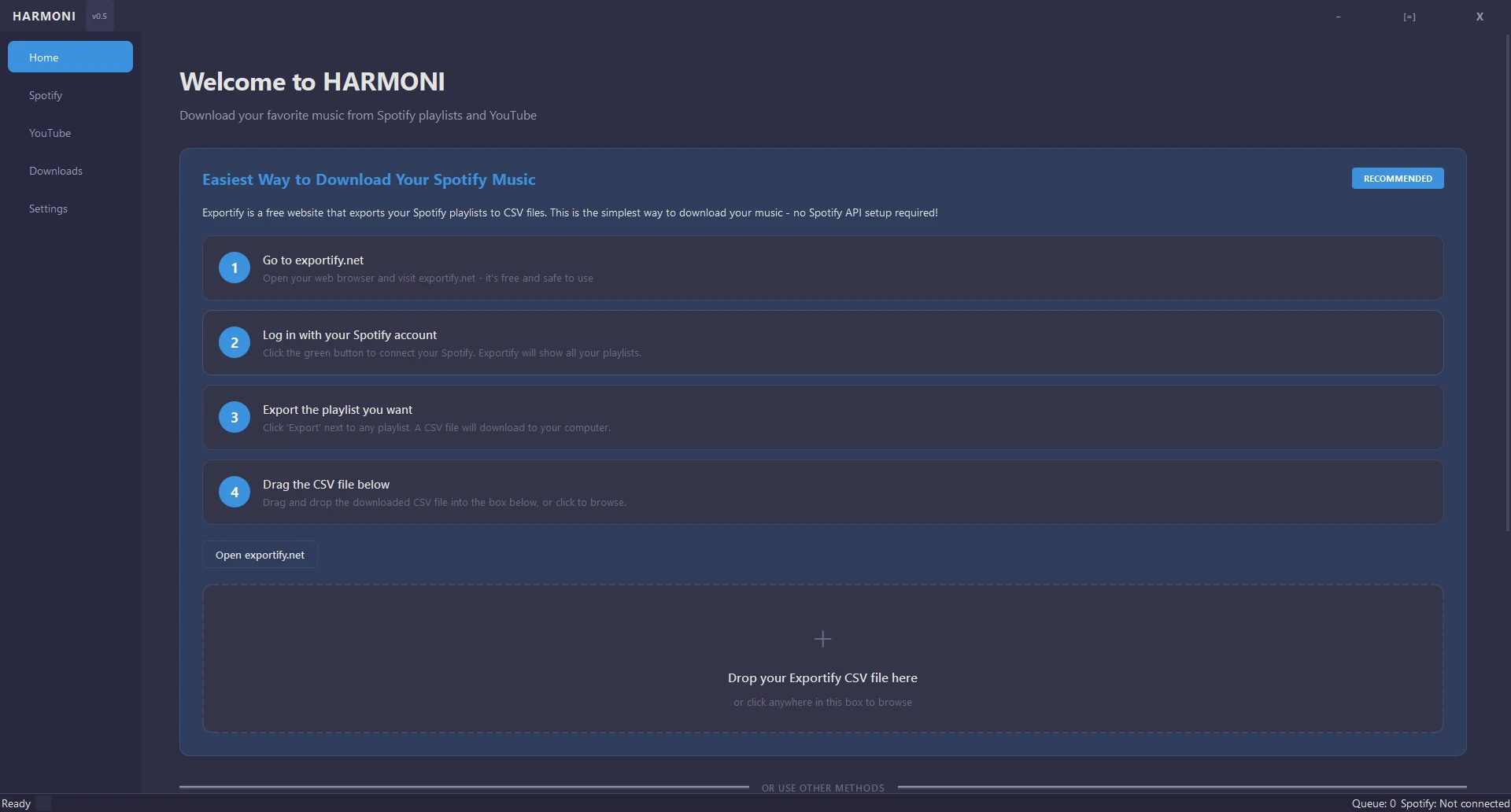 harmoni 主界面