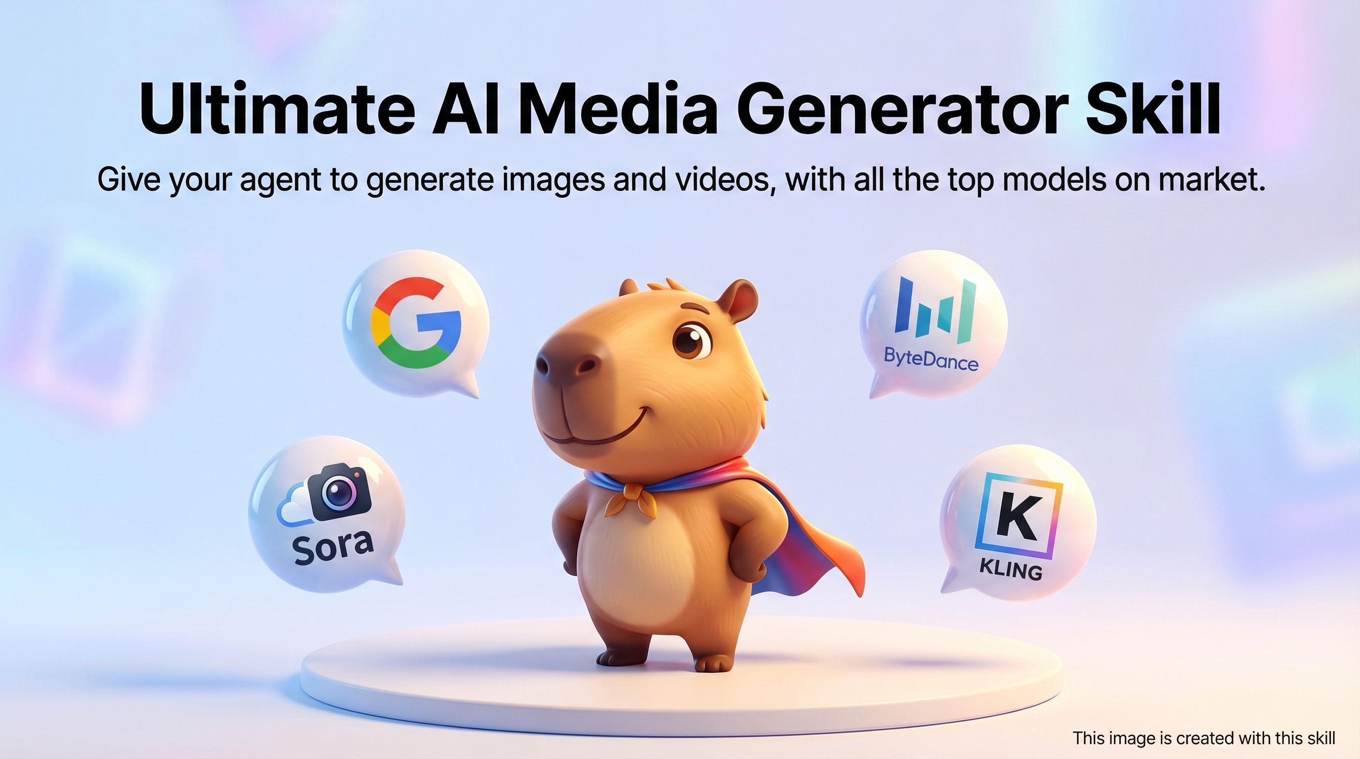 Ultimate-AI-Media-Generator-Skill 主界面