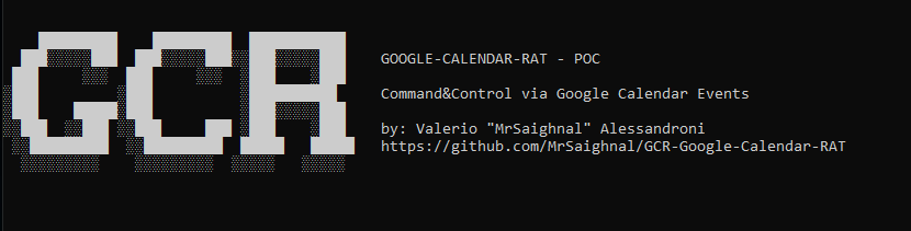 GCR-Google-Calendar-RAT 主界面