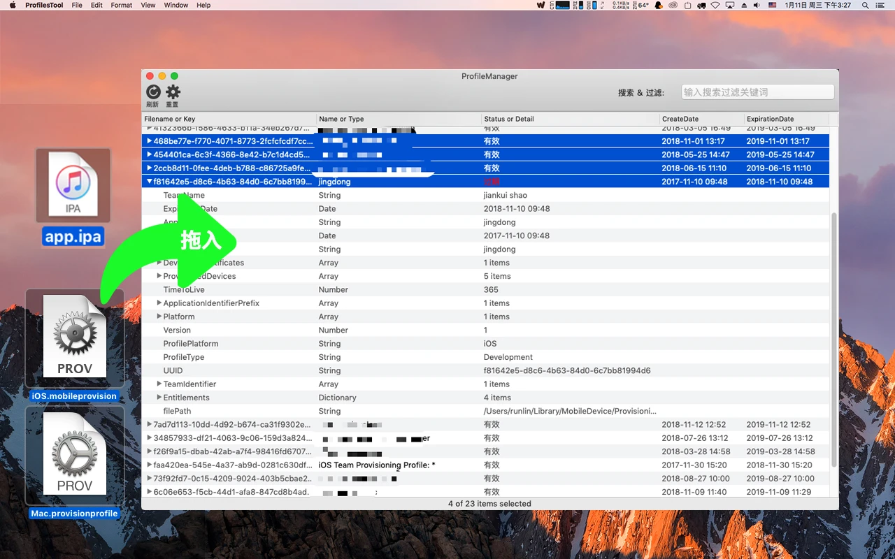 ProfilesManager 主界面