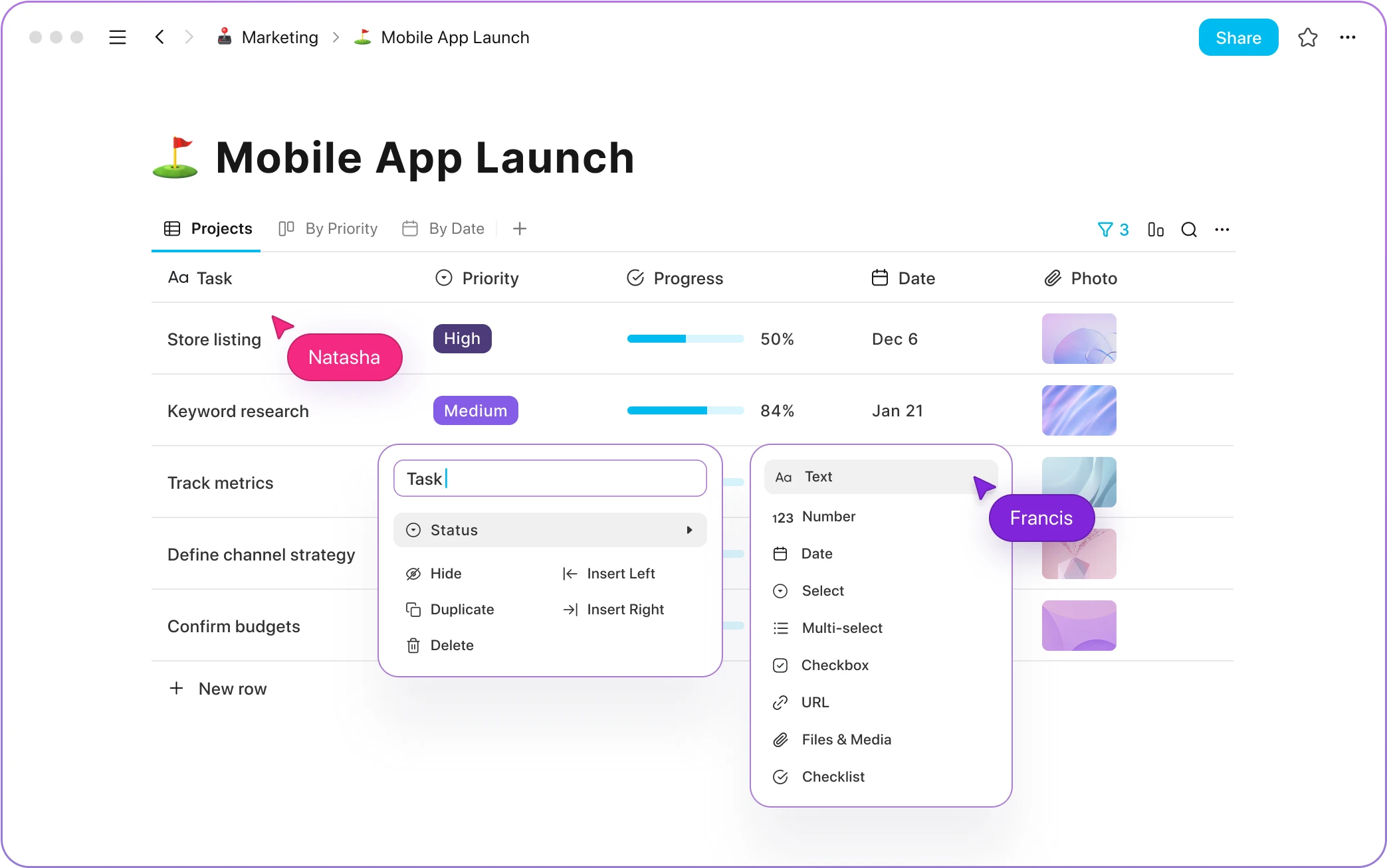 AppFlowy 界面截图