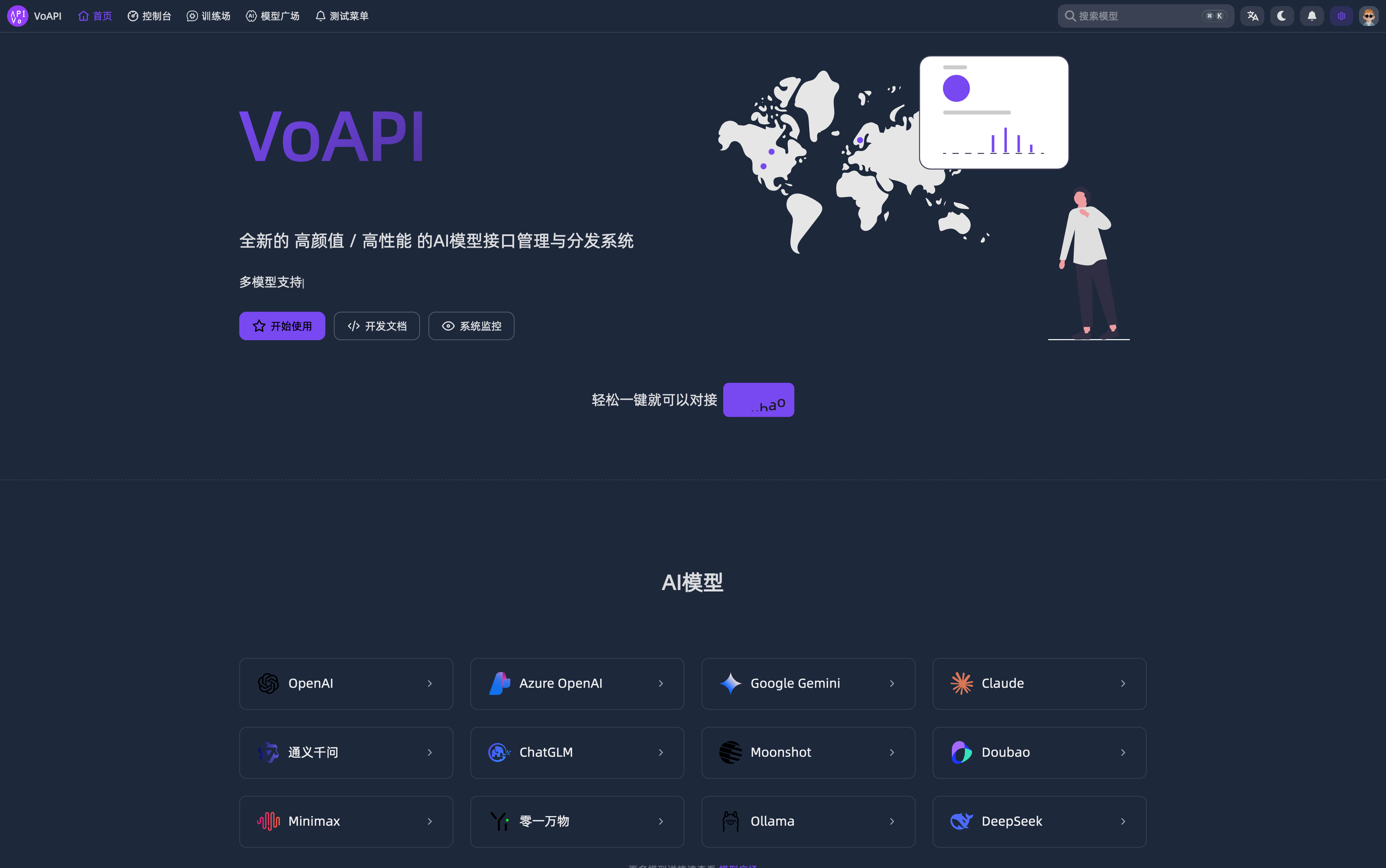 VoAPI 界面截图