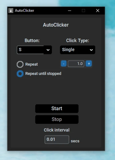 AutoClicker 界面截图