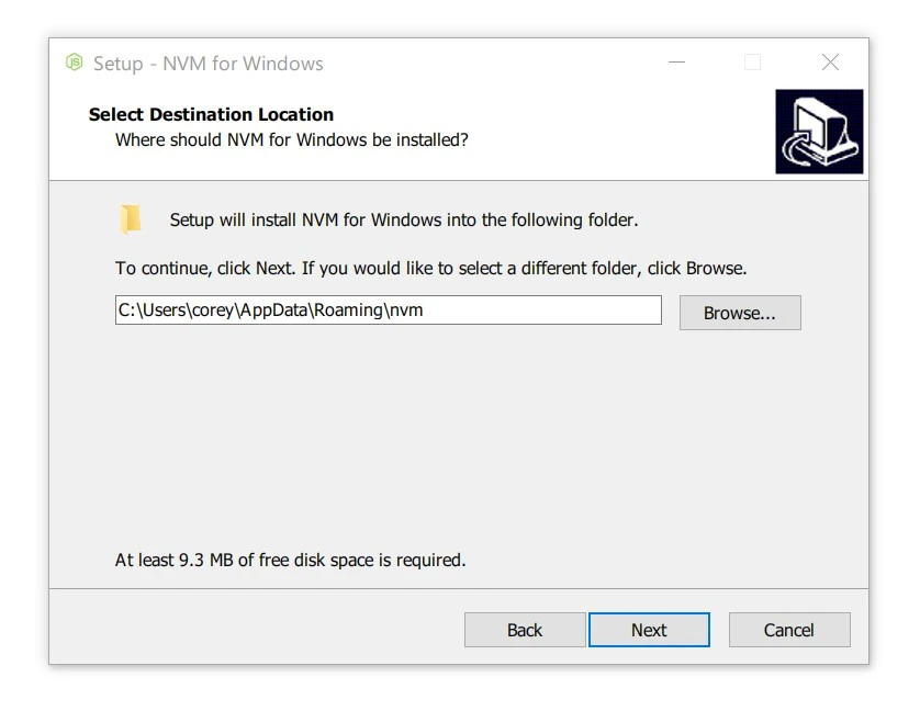 nvm-windows 界面截图