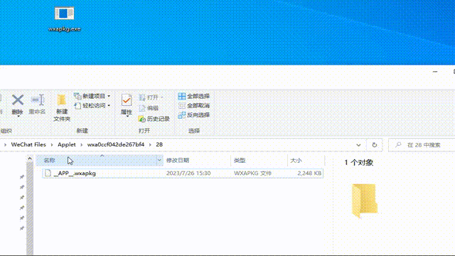 wxapkg 主界面
